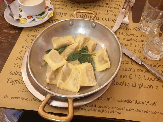 tortelli zucca osteria dell'oca