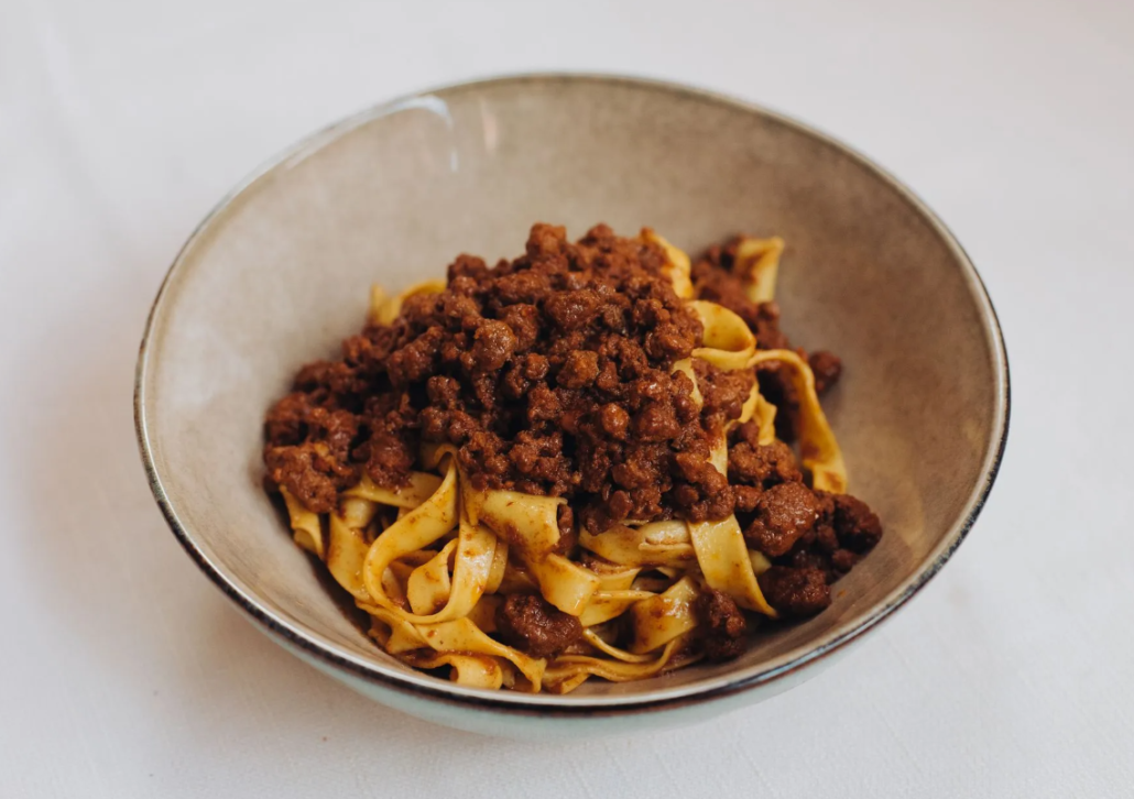 tagliatelle al ragu bertozzi