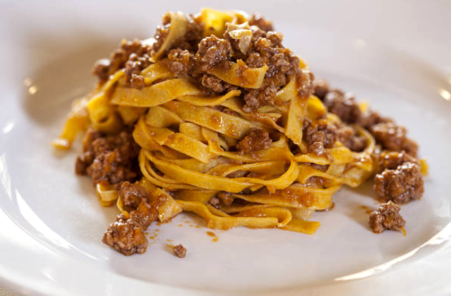 tagliatelle alla bolognese
