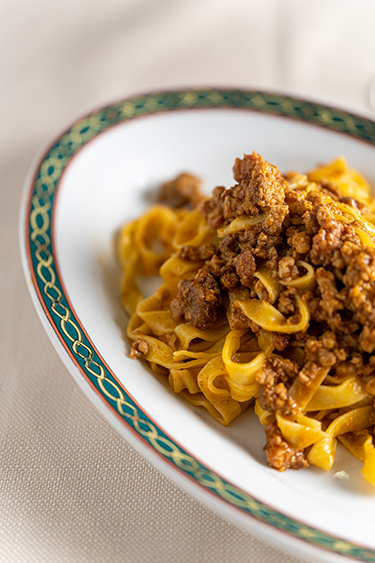 tagliatelle al ragù casa merlò