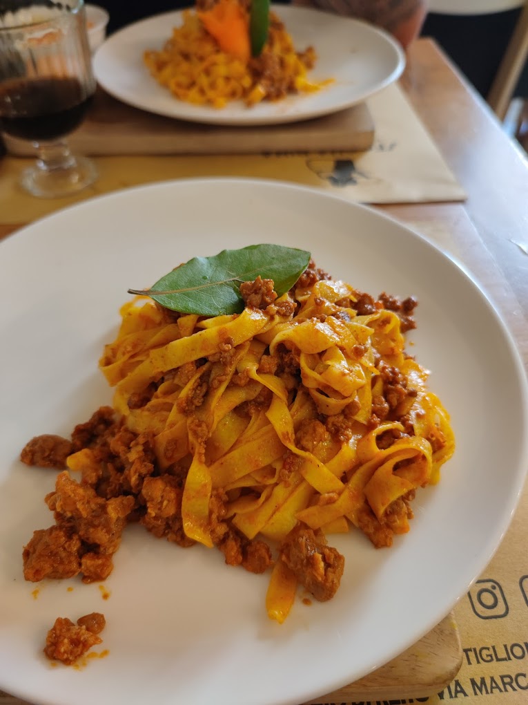 tagliatelle al ragu sfoglia rina