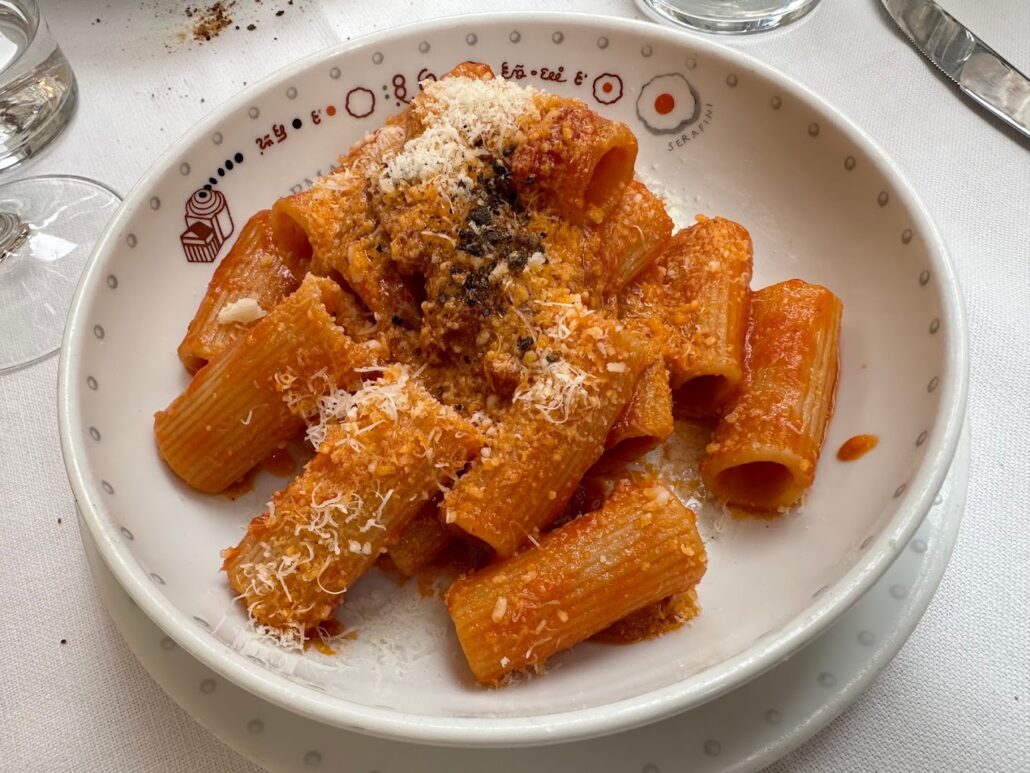 rigatoni amatriciana armando