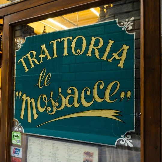 logo trattoria le mossacce