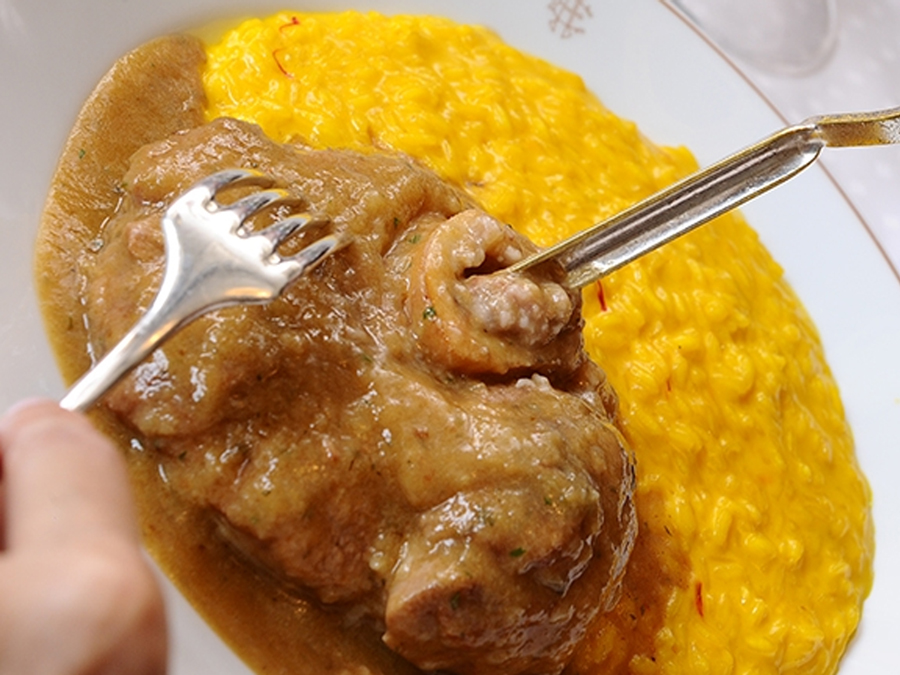 ossobuco con risotto