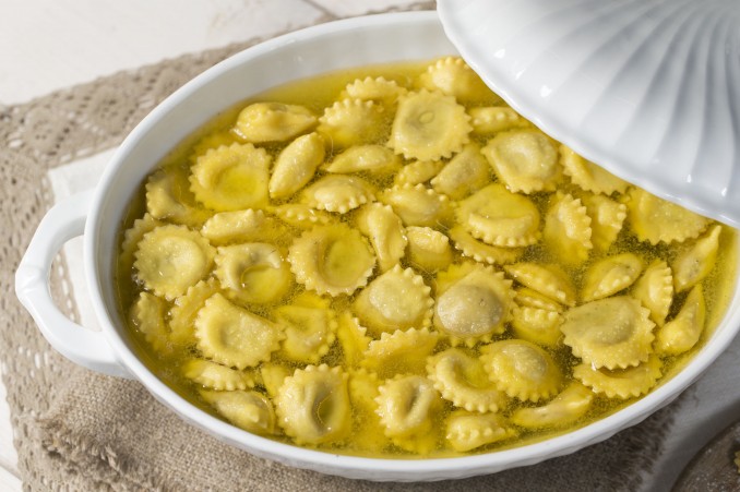 anolini in brodo borghetto piacenza