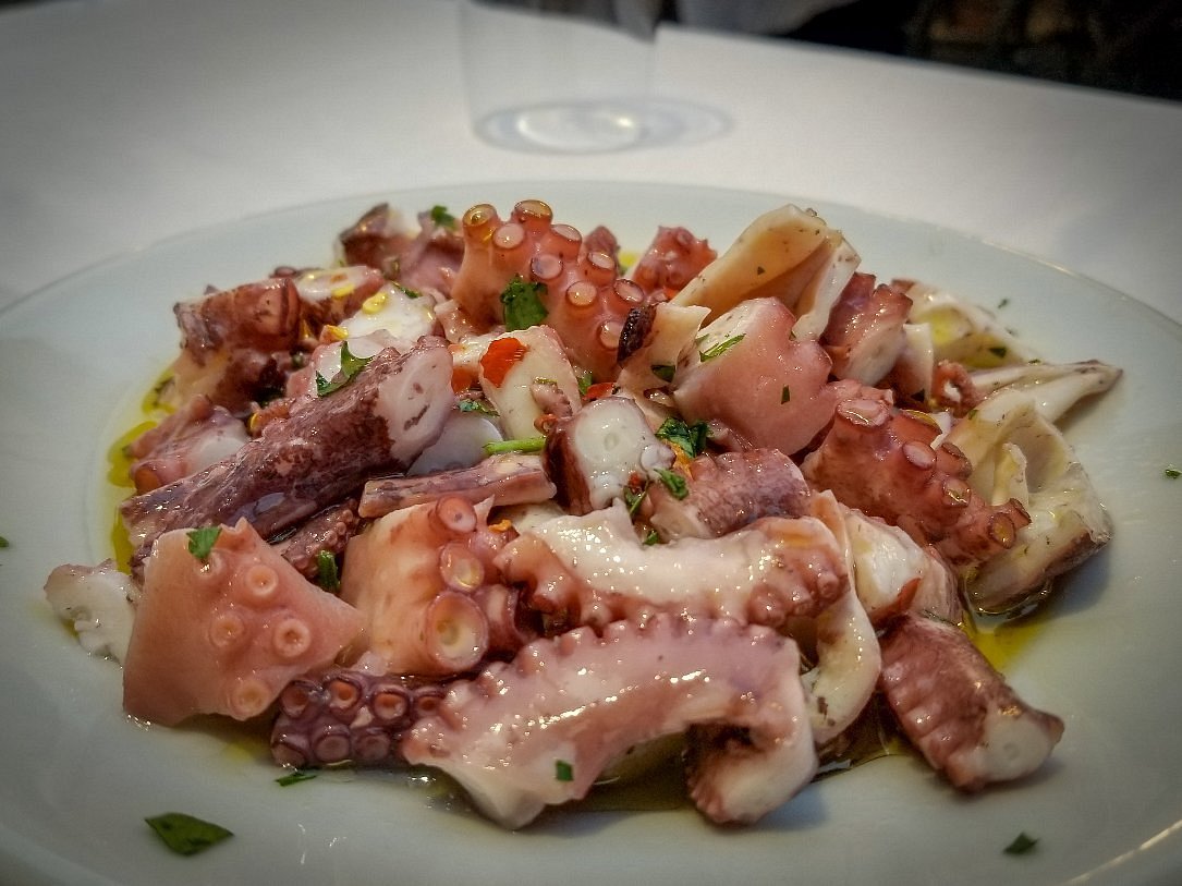 insalata di polpo trattoria cavaliere catania