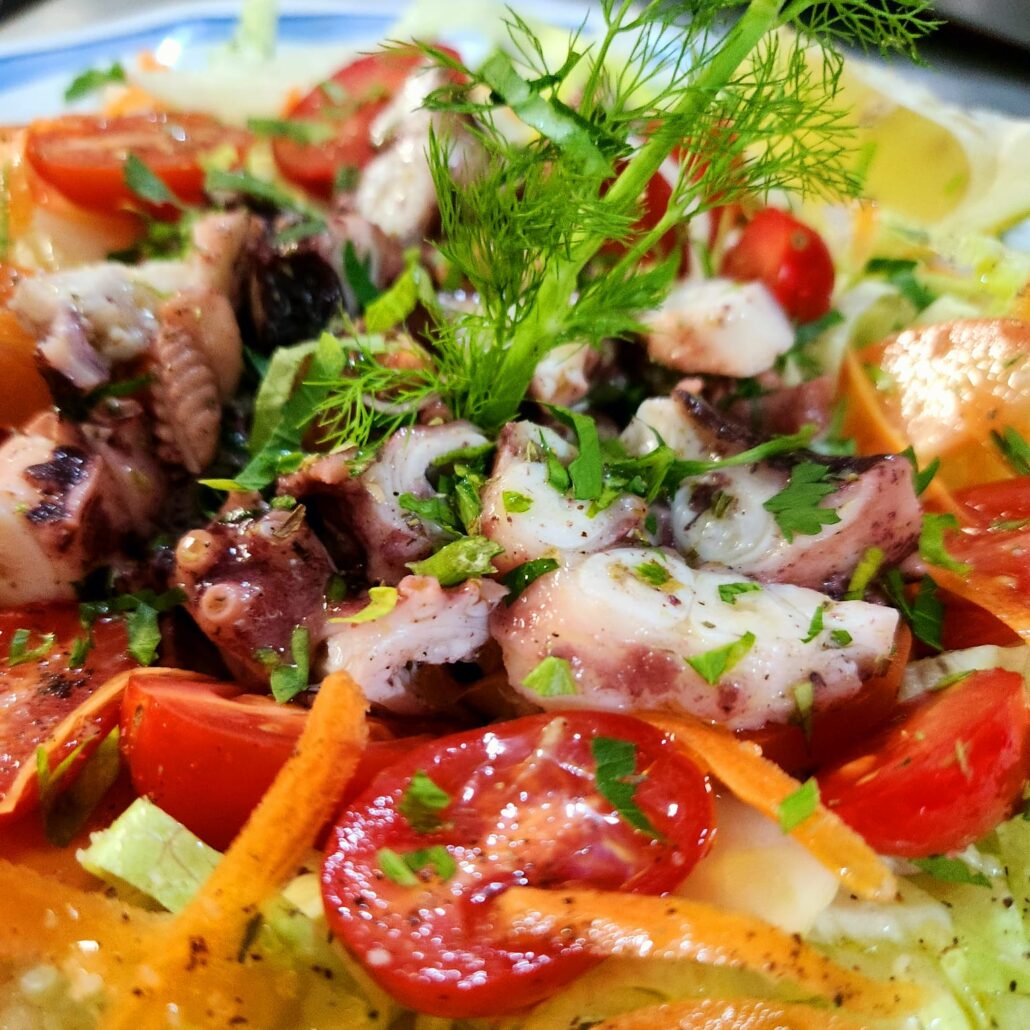 insalata di polpo giglio rosso catania