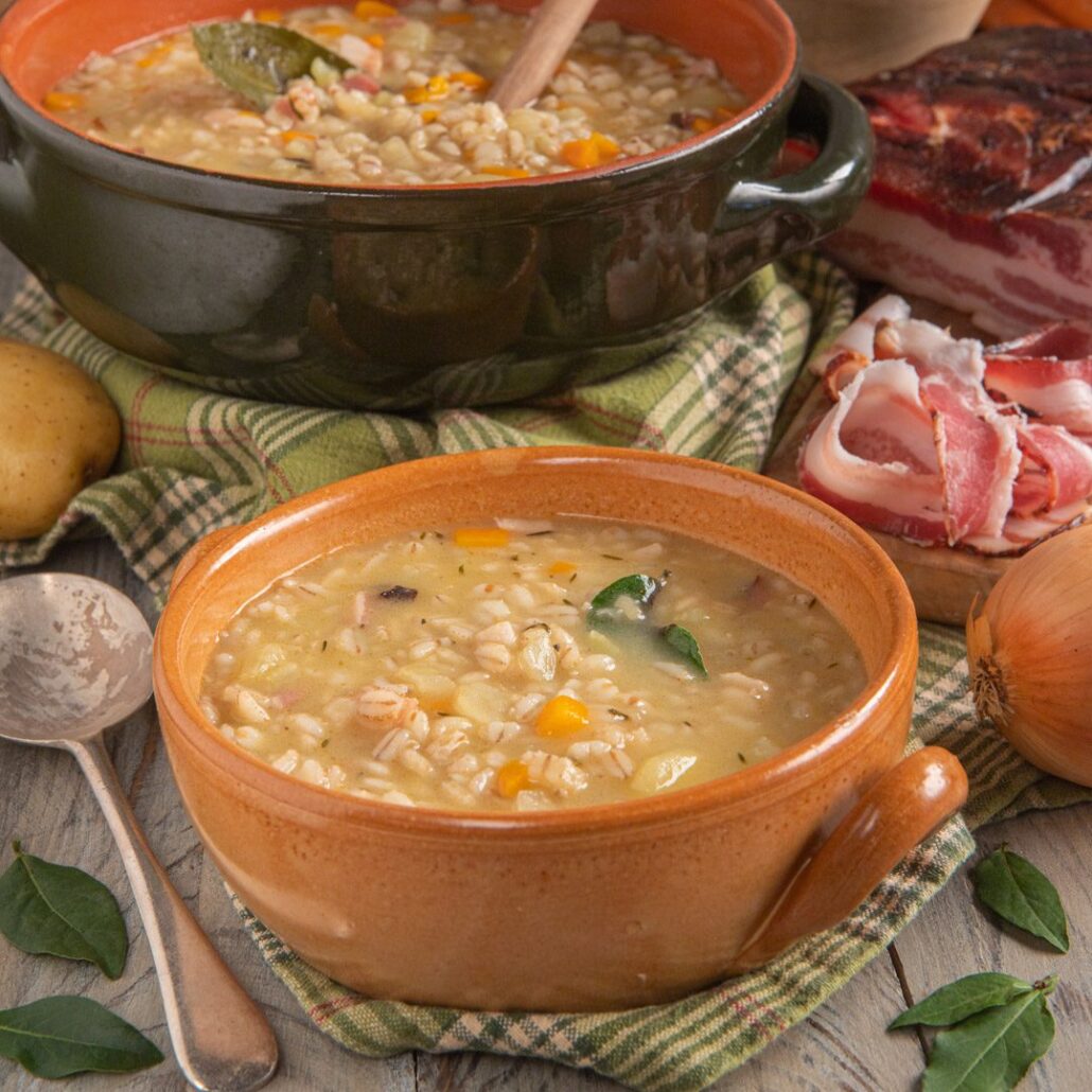 minestra orzo trento