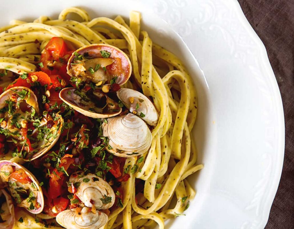 tagliolini vongole rimini