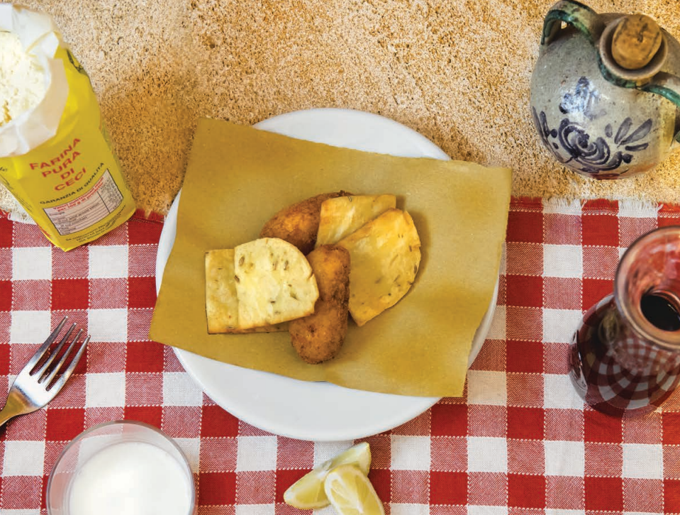 osteria lo bianco panelle e crocche palermo