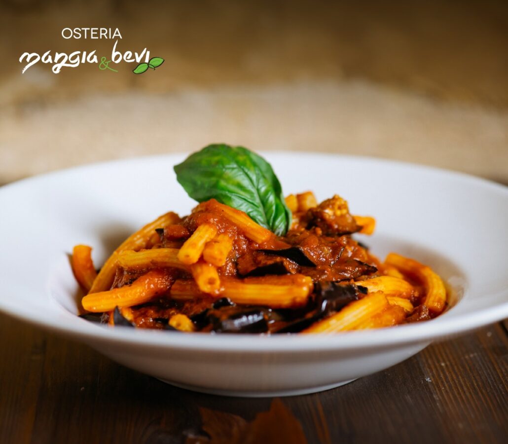 sedanini alla norma osteria mangia e bevi palermo