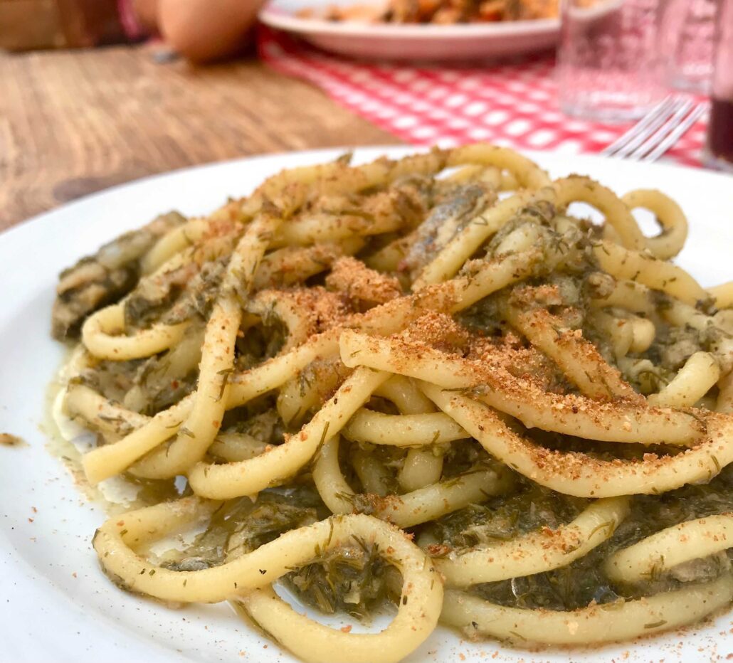 pasta con le sarde osteria mangia e bevi palermo