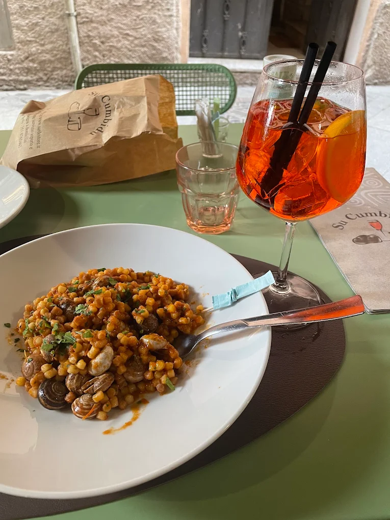 fregula con lumache su cumbidu cagliari
