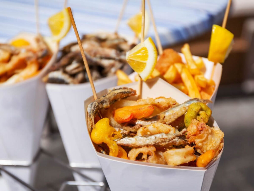 alici e calamari fritti genova