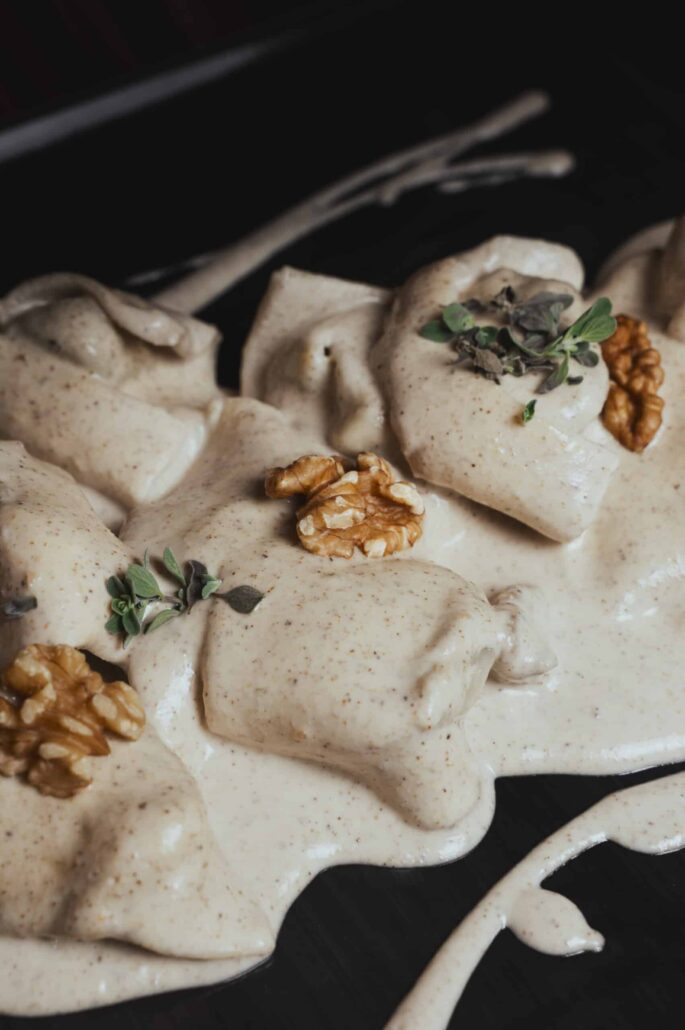 pansoti in salsa di noci antichi sapori genova