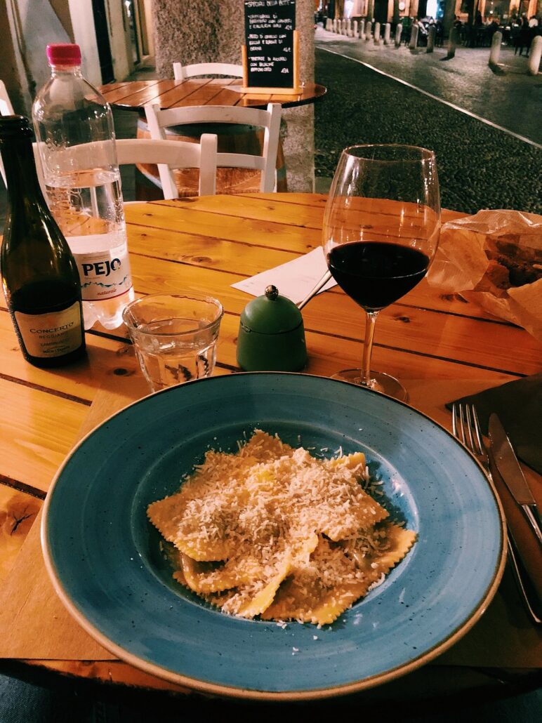 tortelli di zucca botte gaia reggio emilia