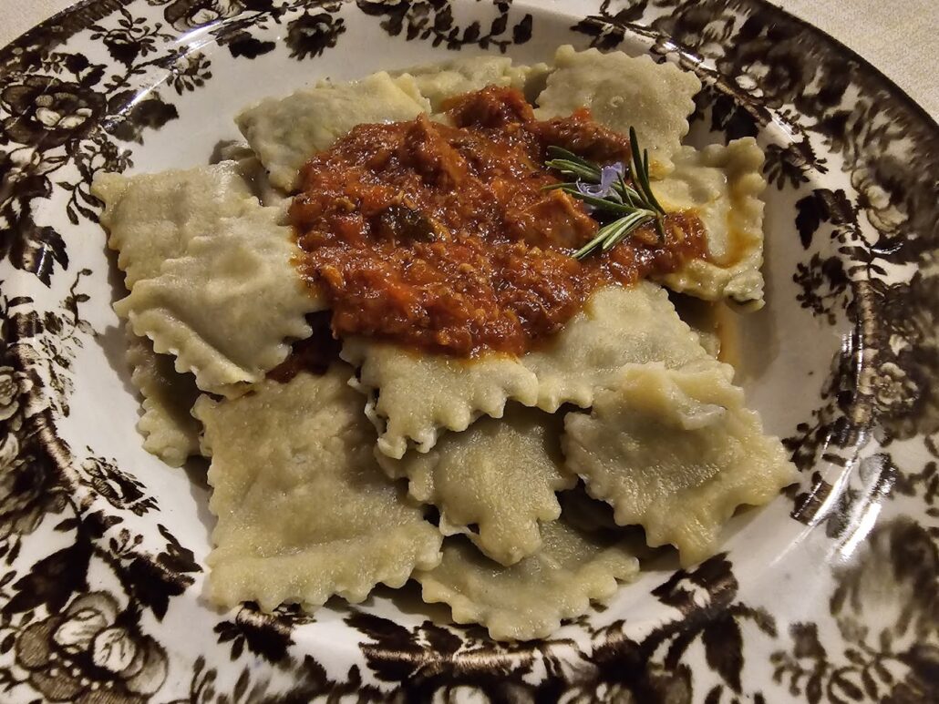 ravioli con il tocco la brinca genova