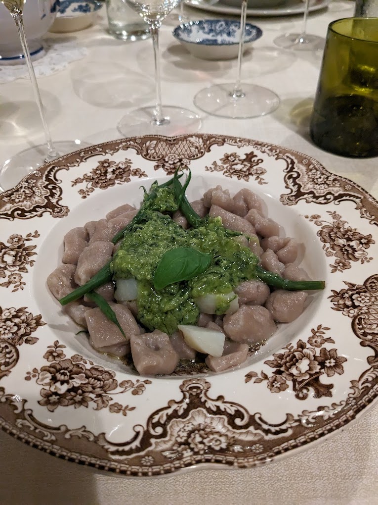 pasta al pesto la brinca genova
