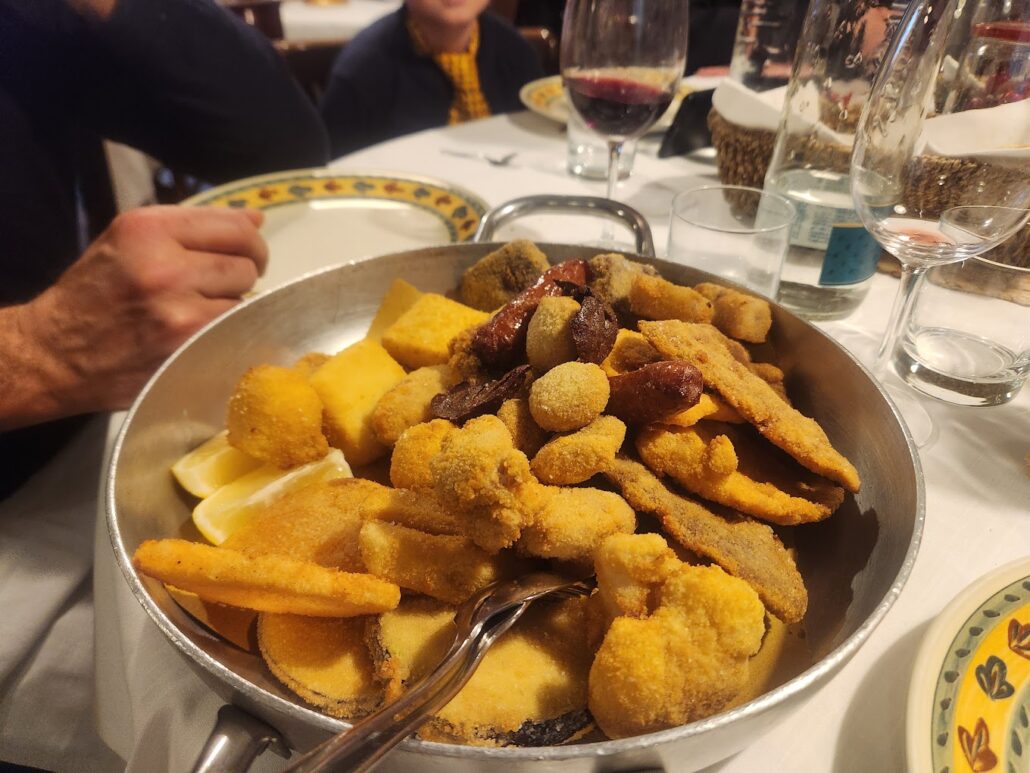 fritto misto trattoria con calma torino