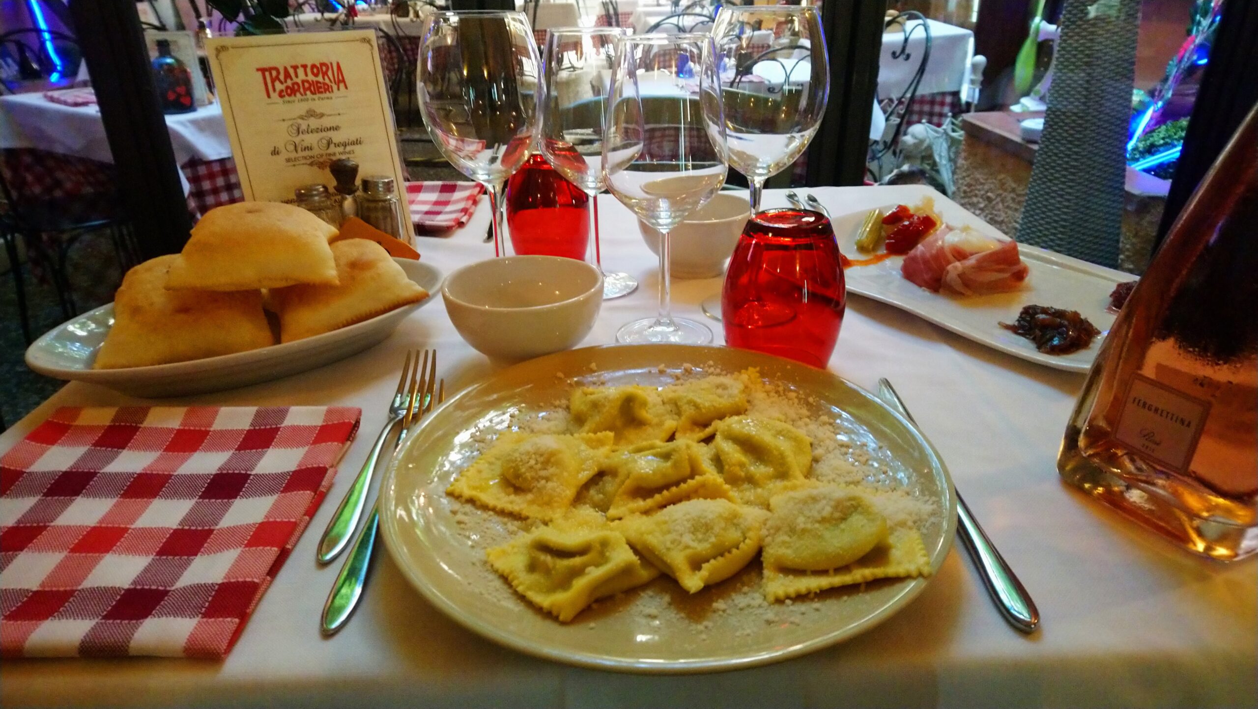 tortelli di erbette trattoria corrieri parma