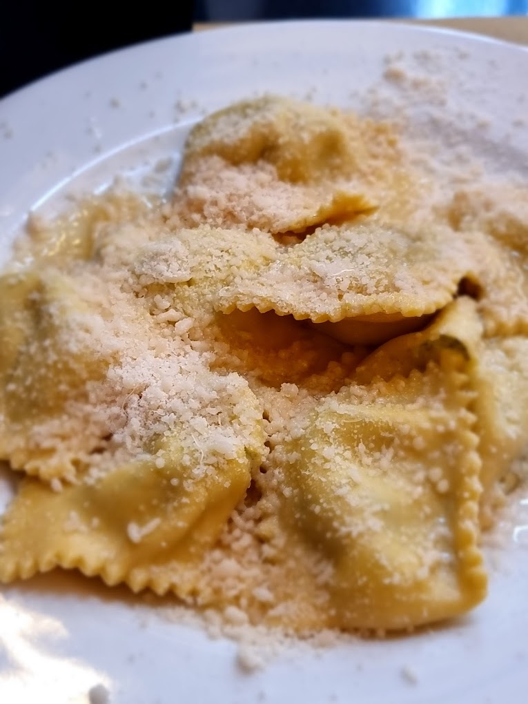 tortelli di erbette trattoria della ghiaia parma