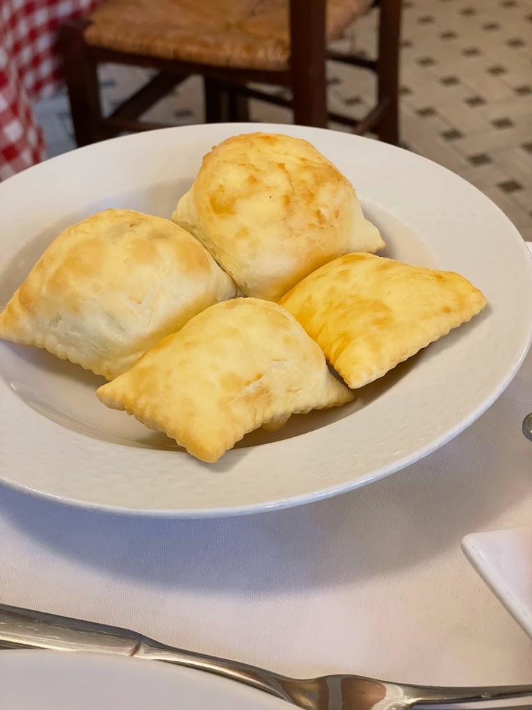 torta fritta trattoria due platani parma