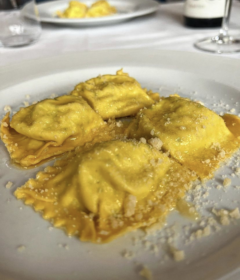 trattoria dei platani tortelli di zucca parma