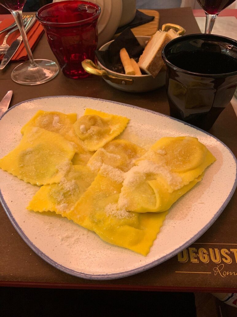 tortelli di zucca degusteria romani parma