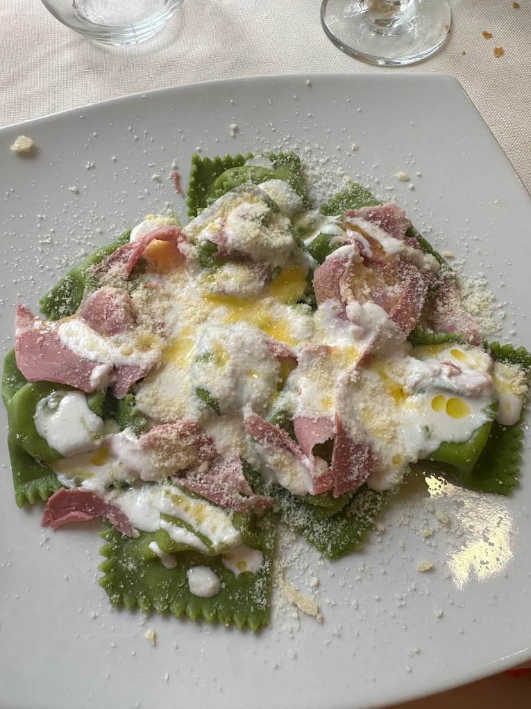 tortelli di erbette trattoria scarica parma