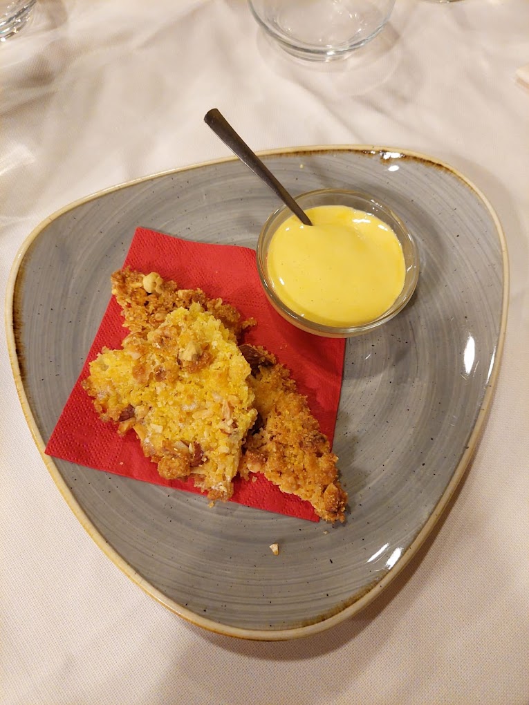 torta sbrisolona trattoria scarica parma