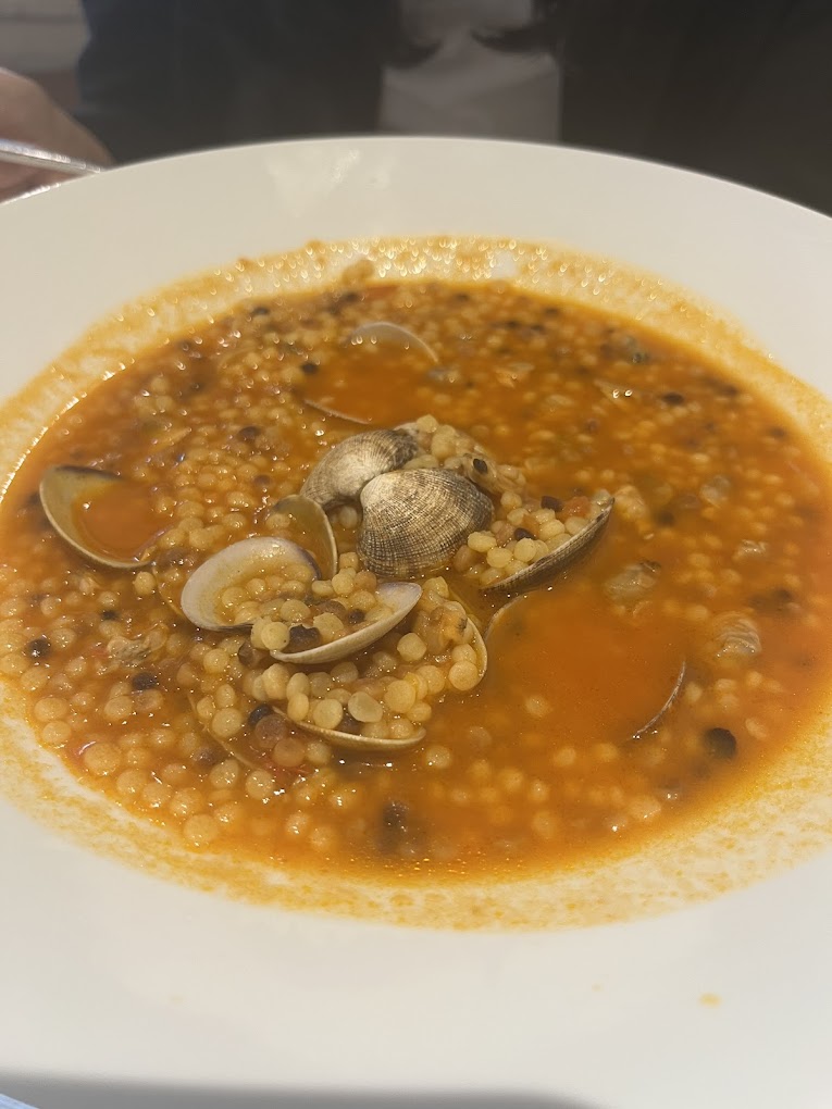 fregola con le arselle lo scoglio cagliari