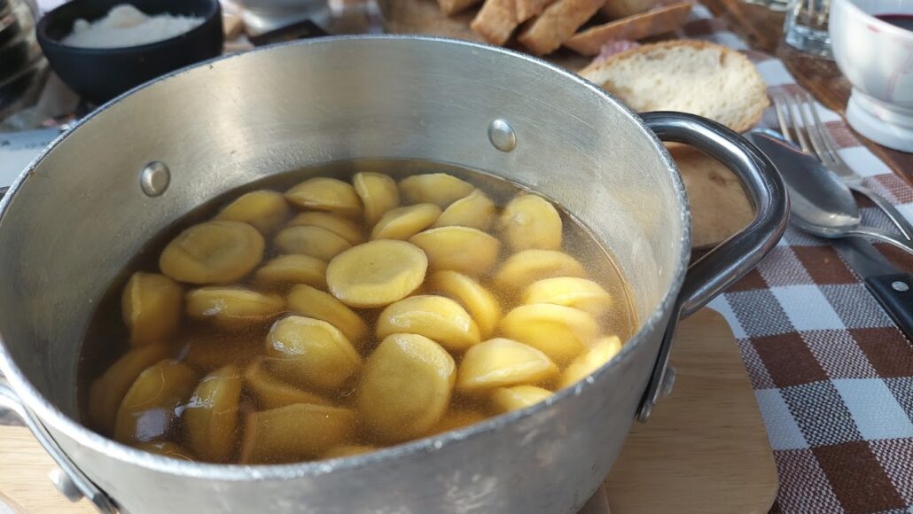 anolini in brodo osteria dei servi parma