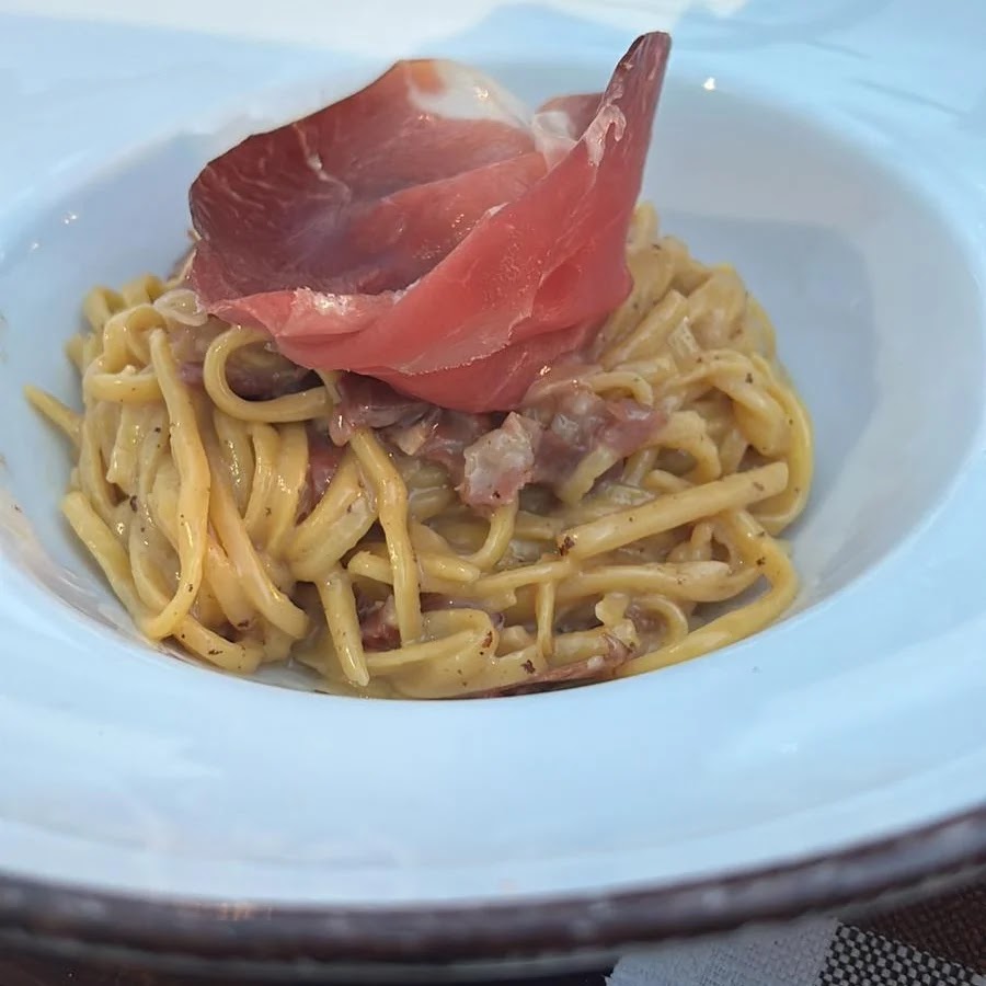 tagliolini al culatello osteria dei servi parma