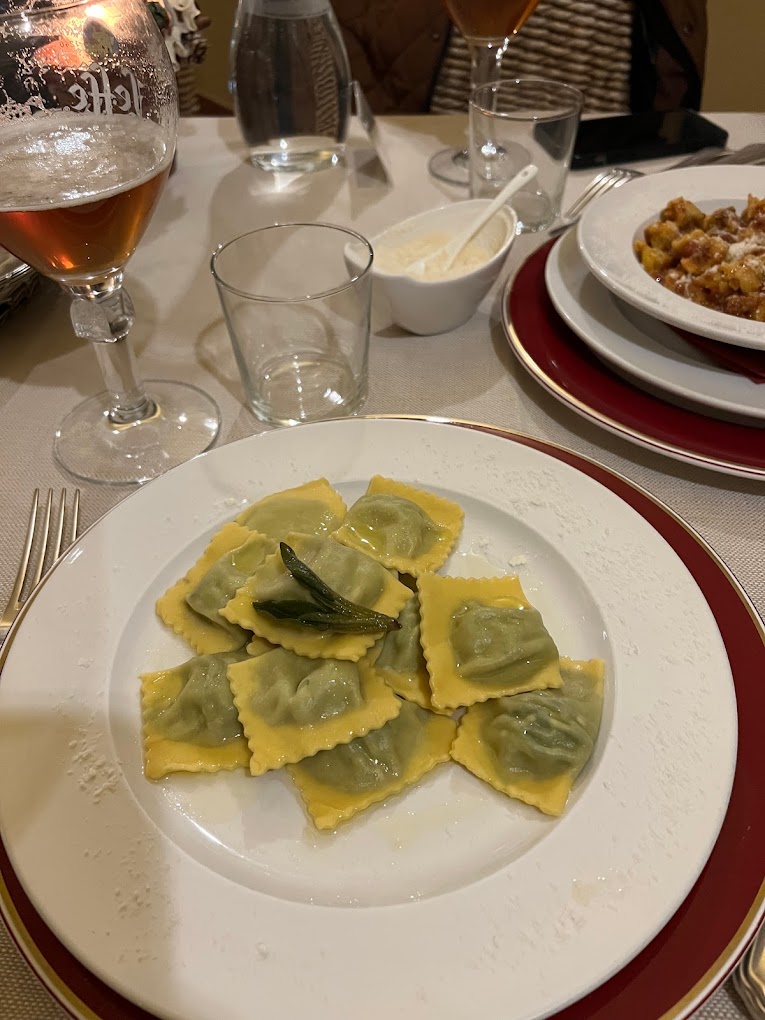 tortelli verdi trattoria la zucca reggio emilia