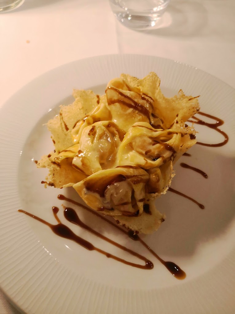 tortelli in crosta di parmigiano modena trattoria la busa