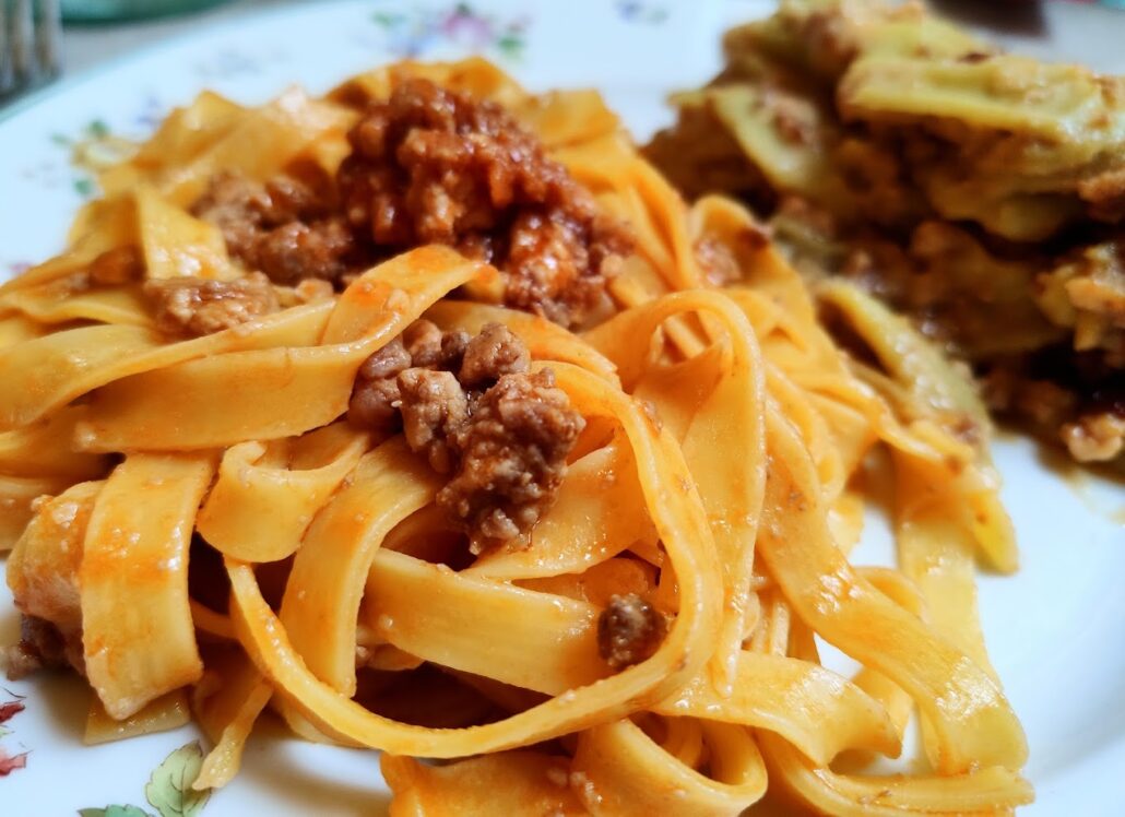 tagliatelle al ragu da danilo modena