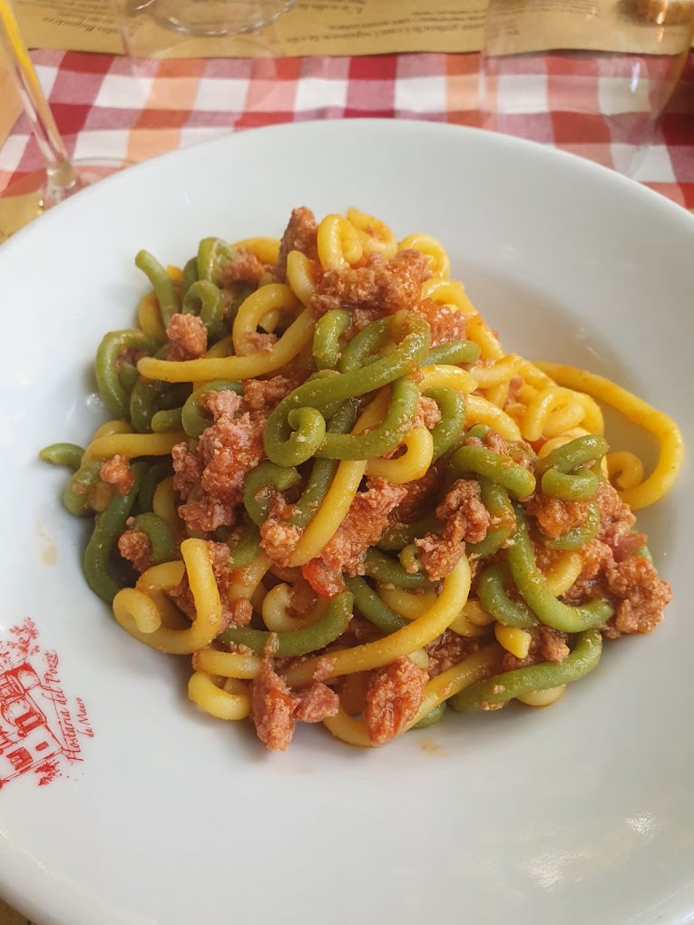 gramigna salsiccia osteria del pozzo modena